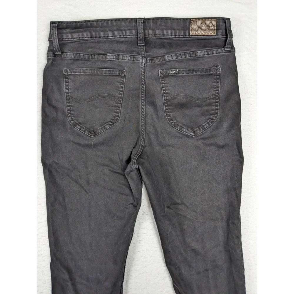 Lee‎ Womens Jeans Black Size 32 x 29 Sz 14 Regular Fit Straight Mid Rise